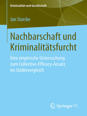 cover image of Nachbarschaft und Kriminalitätsfurcht